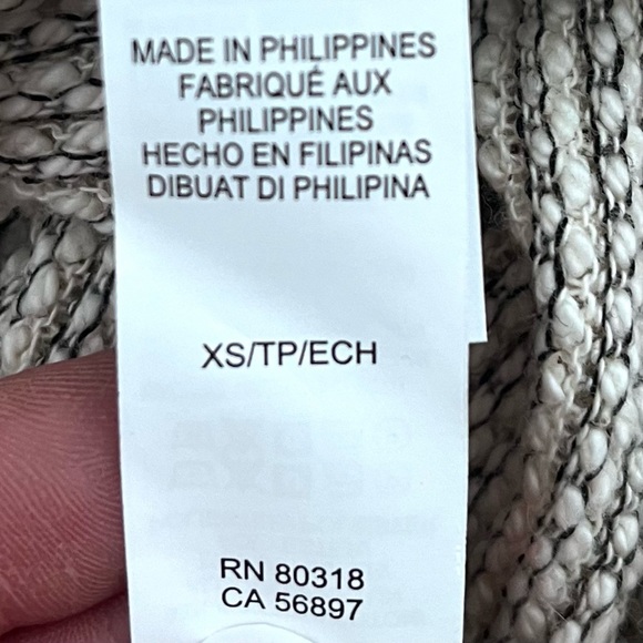 Lucky Brand Sweater with Large Draped Turtleneck;Size XS - Picture 8 of 8